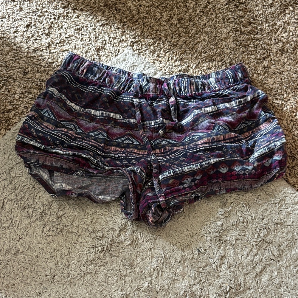 Aeropostale Bohemian Colorful Patterned Shorts